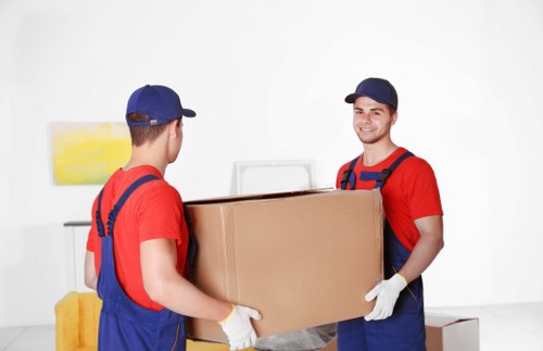 Professional movers helping with a home move in Westwimbledon