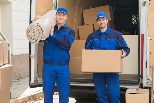 Local man and van vehicle ready for a Westwimbledon collection