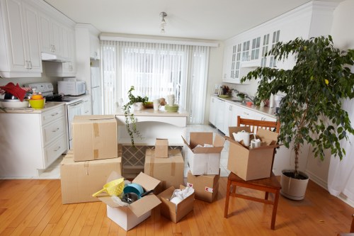 Supervisor completing a risk assessment at a property