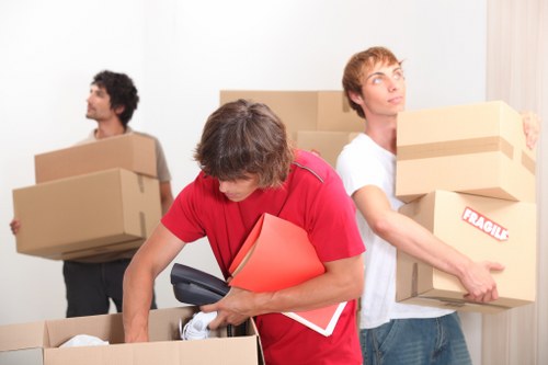 Packing and unpacking support for a home move