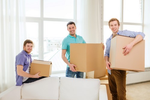 Domestic removals transport vehicle