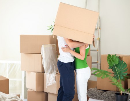 Commercial removals setup for a local Westwimbledon office move