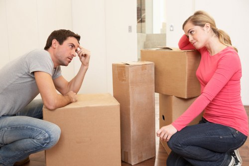 Commercial moving van service near Westwimbledon offices and shops